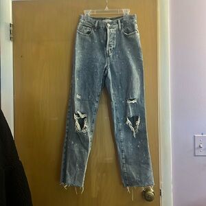 Pacsun High Rise Straight Jeans- Size 24